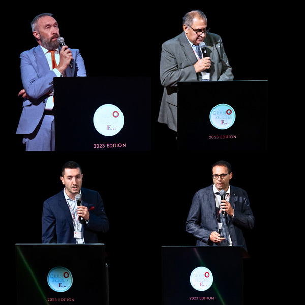 da sinistra in alto Stefano Mazzini, Fabio Vuoto; da-sinistra in basso Emanuele Bigna, Ivano Scandolara