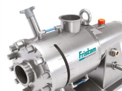 Mixer colloidale Fristam FCM per la raffinazione delle paste di frutta secca